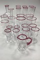 Danam Antik presents: Large set of handmade glasses of 24 pieces