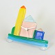 L'Art presents: Barovier & Toso, Murano glass table clock.
