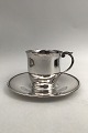 Danam Antik presents: Georg Jensen Sterling Silver Cup / Saucer No. 444 A. (1930 - 1945)