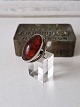 N.E.From vintage ring in sterling silver with oval amber ...