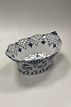 Danam Antik presents: Royal Copenhagen Blue Fluted Full Lace Fruit Basket/Oval Bowl No. 1059