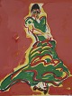 Moster Olga - Antik og Design presents: Hans Voight SteffensenDancerFramed Lithograph*DKK 2200