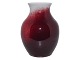 Antik K presents: Bing & Grondahl art potteryVase with red lustre glaze