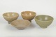 Set of four bowls, late Ming dynasty.