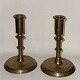 Pair of antique candlesticks in baroque style