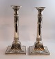 Lundin Antique presents: S&M Benzen. A pair of tall silver candlesticks (835). Height 24 cm