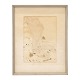 Aabenraa Antikvitetshandel presents: Preben Hornung, 1919-89, mixed media. signed. Visible size: 28x20cm. With ...