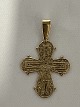 Antik Huset presents: Day of the Dead cross in 14 carat gold, stamped HCK 585