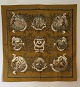 Hermès: silk scarf with "hunting motifs"