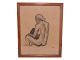 Antik K presents: Vibeke AlfeltEarly drawing of a nude lady