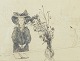 L'Art presents: Carl Larsson, etching, listed Swedish artist.
