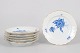 Royal Copenhagen Blue Flower Curved, set of six plates.