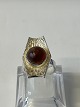 Antik Huset presents: Ladies Ring with Amber Sterling SilverSize 55