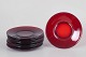 L'Art presents: Set of ten Scandinavian glass plates.