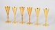 Pierre Forsell for Skultuna, set of six schnapps cups.