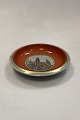 Danam Antik presents: Royal Copenhagen orange/gray bowl in cracle glaze - Rosenborg