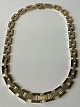 Antik Huset presents: Block necklace with embossing in the middle row. Stamped SKR 585