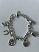 Antik Huset presents: Round Anchor Bracelet with charms in sterling silverLength 18.5 cm