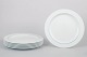 L'Art presents: Grethe Meyer for Royal Copenhagen, set of six Blue Line dinner plates.