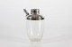 Art Deco Cocktail ShakerGlass with sterling silver ...