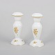 L'Art presents: Rosenthal Classic Rose pair of candlesticks.