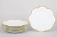 Haviland & Co Limoges, set of seven dinner plates.