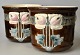 Pegasus – Kunst - Antik - Design presents: Pair of Jugend faience flower pots, circa 1900. Germany