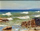 Pegasus – Kunst - Antik - Design presents: Rasmussen, Alfred Gregers (1904 - 1994) Denmark: Sea, Bornholm.