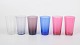 L'Art presents: Monica Bratt for Reijmyre, set of six drinking glasses.