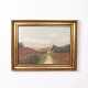 Painting on Canvas Depicting a Path Leading to a ...