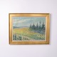Painting on canvas with landscape motif in a gilt frame ...