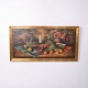 Large floral print in a gilt frame