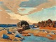 Pegasus – Kunst - Antik - Design presents: Sinding, Knud (1875 - 1946) Denmark: Landscape with a stream.