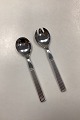 Georg Jensen Bernadotte Sterling Sølv / Steel Salad Set ...