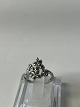 Ladies' ring with zircons in sterling silverSize. 52