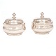 Pair of Danish 18th century silver bonbonniere by Eilert ...