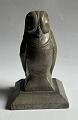 MOGENS BALLIN: Figure of owl in pewter