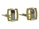 Danish silver and gilded silverModern cufflinks from ...