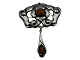 William Fuglede silverLarge Art Nouveau brooch with ...