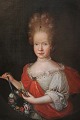 Fine 19th century oil painting of a fine woman with a ...