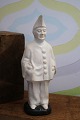 K&Co. presents: Old Pjerrot money box in painted terracotta. Height 18.5cm.