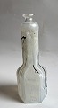 Reutemann Antik presents: Kosta Boda: Black and white vase in glass by B. Vallien