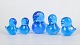 Josef Marcolin for FM Ronneby, set of five duck figurines.