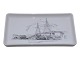 Bing & Grondahl, White square tray Farøbroen