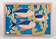 Einar Johansen for Søholm, large wall relief with fish ...