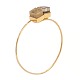 18kt gold bangle by Anni & Bent Knudsen. D inside: 5,8cm