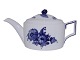 Blue Flower BraidedRare oval tea pot - large size - ...