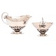 Georg Jensen silver sugar and creamer set #235. Creamer ...