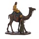 Vienna bronze by Franz Bergman. H: 15cm. L: 15cm