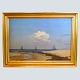 Antik Damgaard-Lauritsen presents: Carl Frederik Emanuel Larsen; Marine painting, 1852